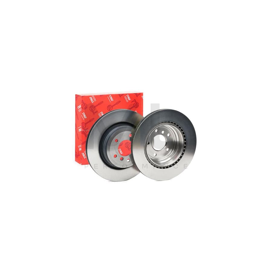TRW DF4461S Brake Disc Vented, Painted, High-carbon  - 1 piece