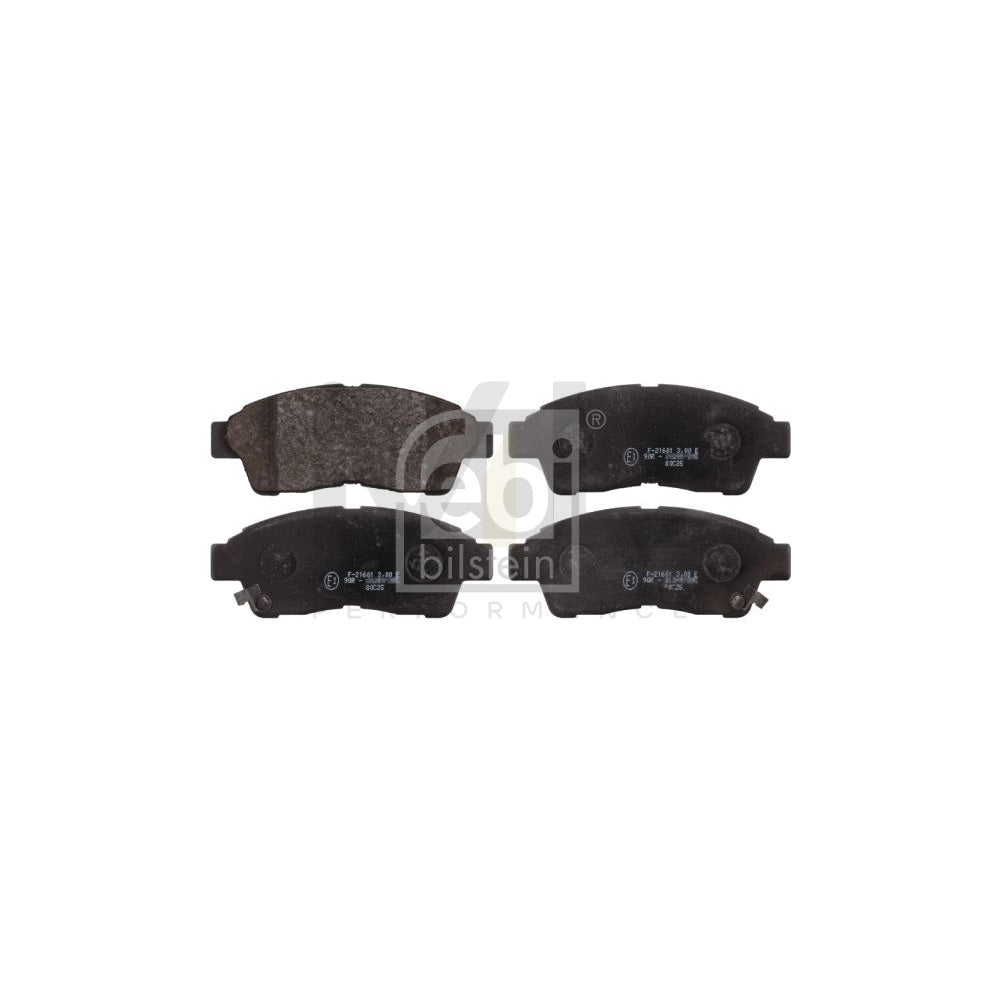 Febi Bilstein 16616 Brake Pad Set Front Axle, With Acoustic Wear Warning | ML Performance Car Parts