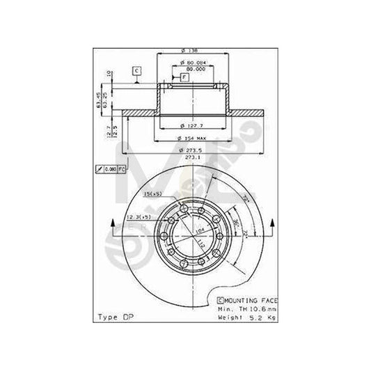 brembo-08-1511-20-brake-disc-suitable-for-mercedes-benz-8-solid