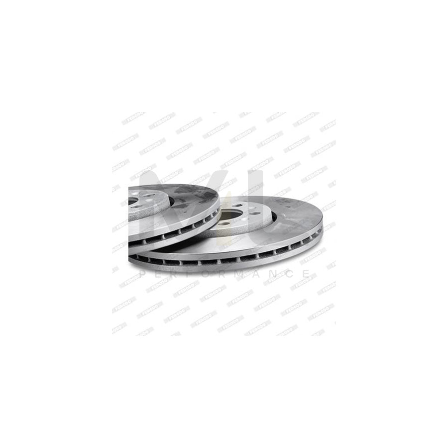 Ferodo DDF224C-1 Brake Disc Solid, Coated  - Pair