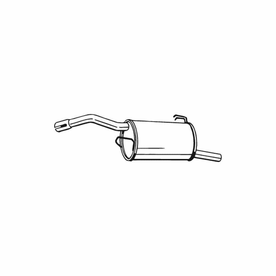 Bosal 177-673 Rear Silencer for Mitsubishi Colt VI (Z30)