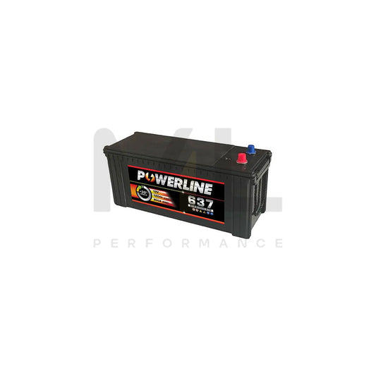 Powerline 637 Commercial Battery 12V 120Ah
