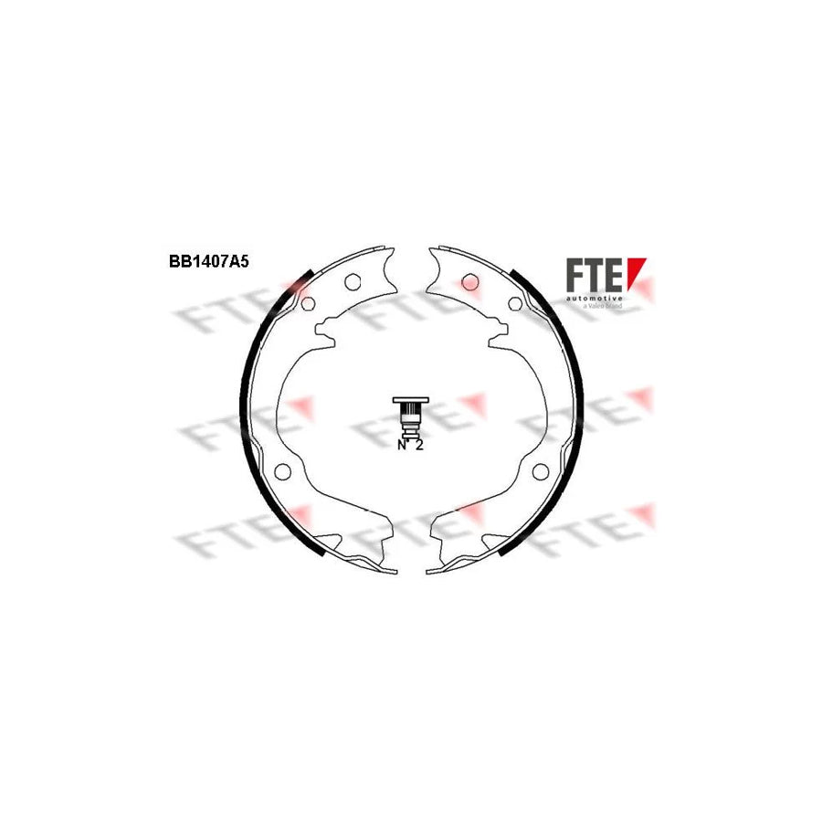 FTE 9100140 Handbrake Shoes