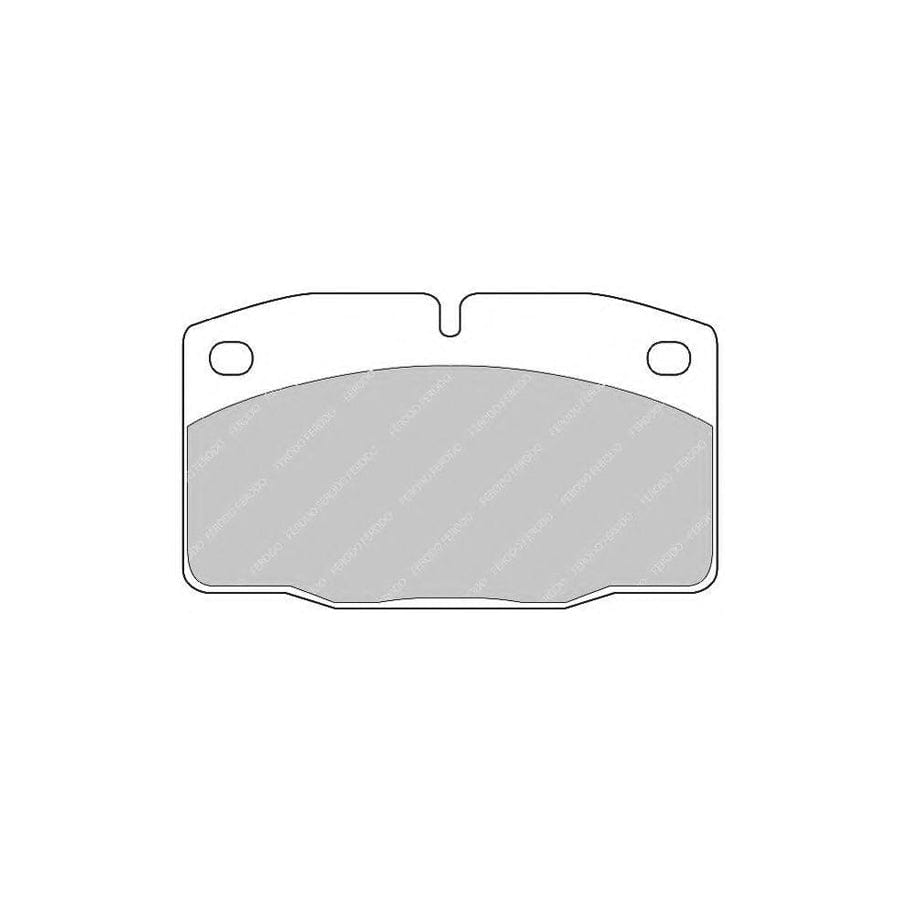 Ferodo FSL173 Brake Pad Set Fuse+ Technology, Prepared for Wear Indicator