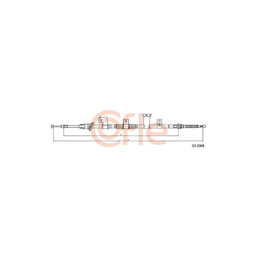 Cofle 17.2301 Hand Brake Cable