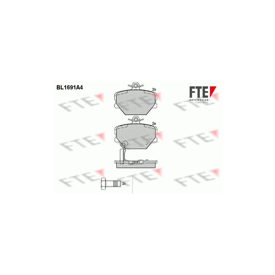 FTE 9010302 Brake Pad Set