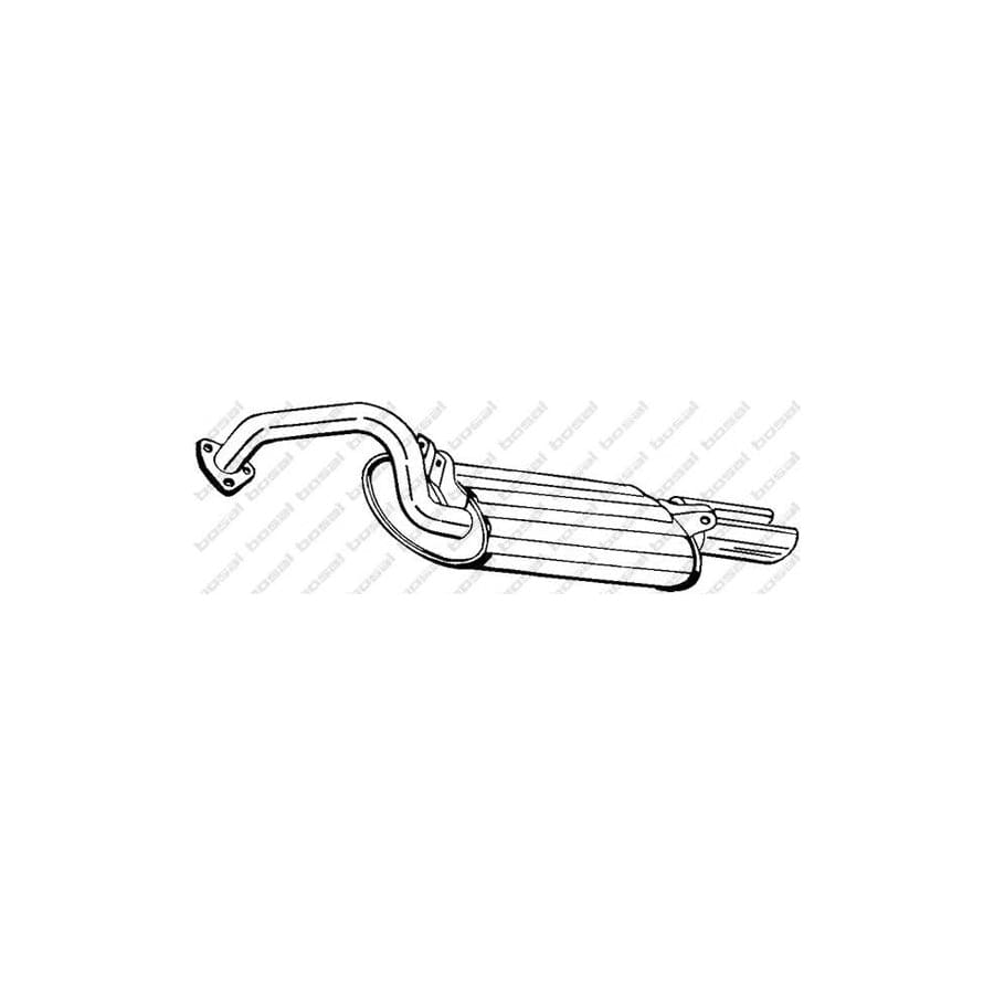 Bosal 177-293 Rear Silencer for Mitsubishi Sigma Saloon