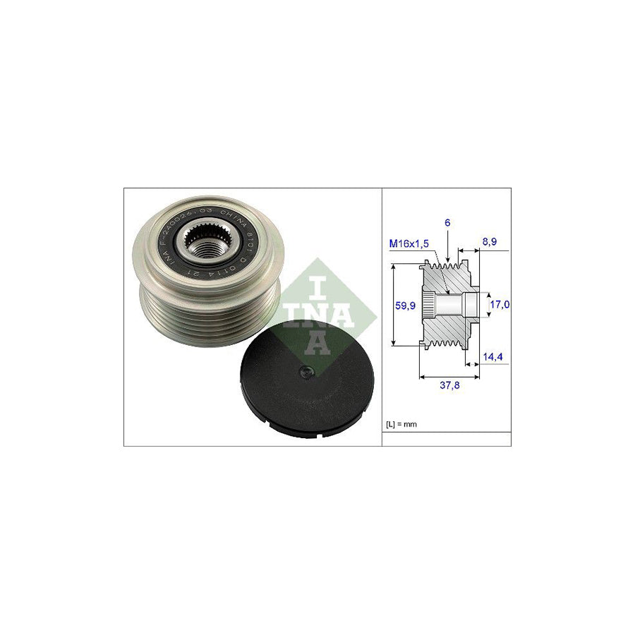 Ina 535 0135 10 Alternator Freewheel Clutch