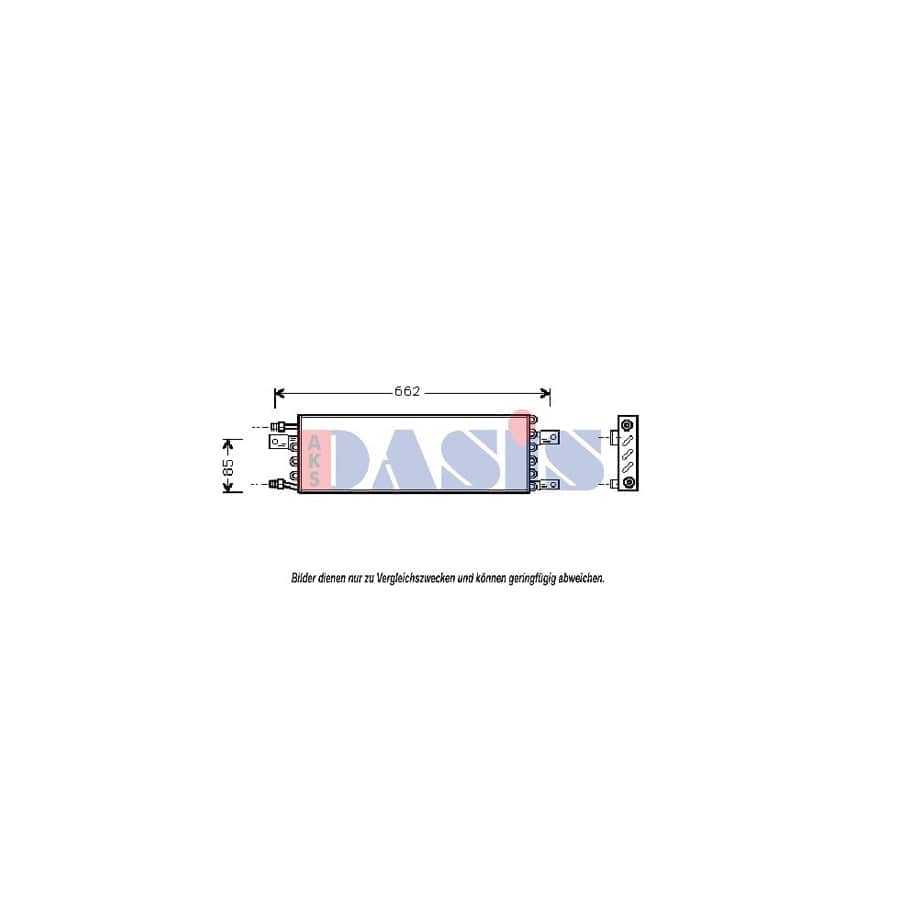 AKS Dasis 172180N Air Conditioning Condenser for Porsche 911