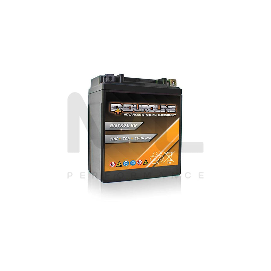 Enduroline ENTX7L-BS Advanced Motorcycle Battery 12V 7Ah
