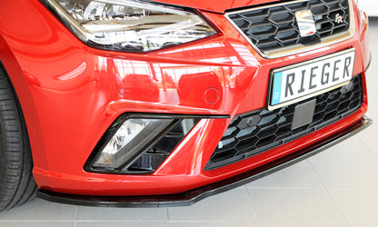 Rieger 00088165 SEAT KJ Front Splitter (Ibiza FR & Ibiza) 2 | ML Performance UK Car Parts
