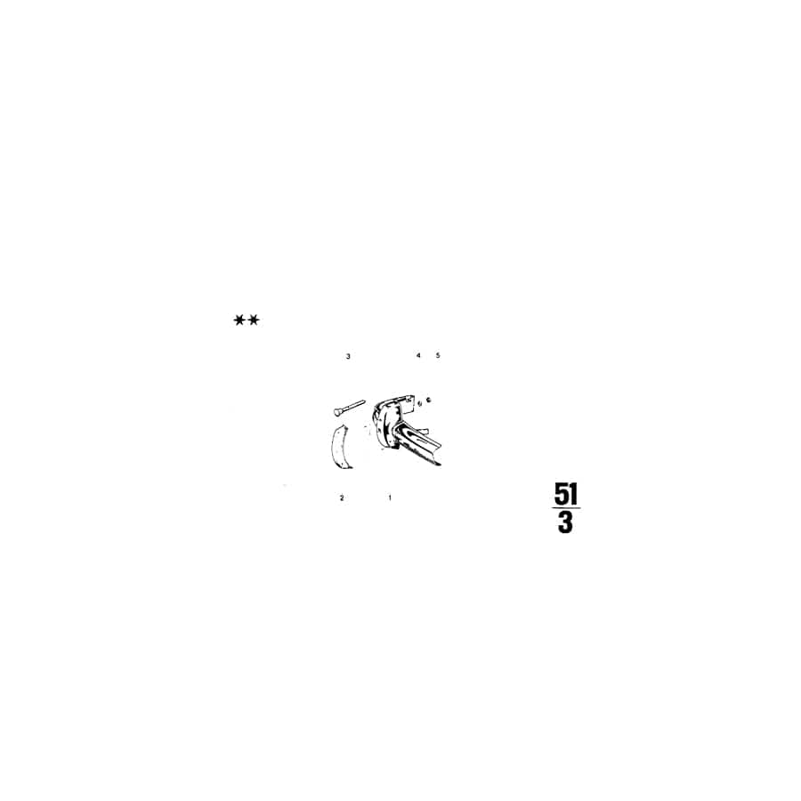 Genuine BMW 51111816422 Bumper Over-Rider RECHTS USA (Inc. 2000, 2002 & 1602)
