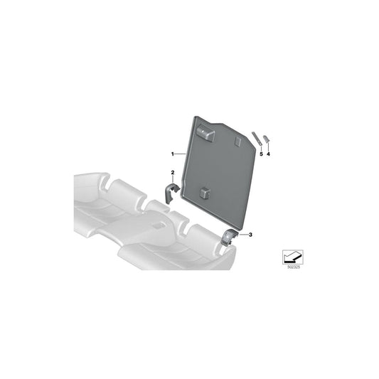 Genuine BMW 52106993180 G14 G15 Cover For Center Bearing ELF.WEISS (Inc. 840i, 840dX & 840iX)