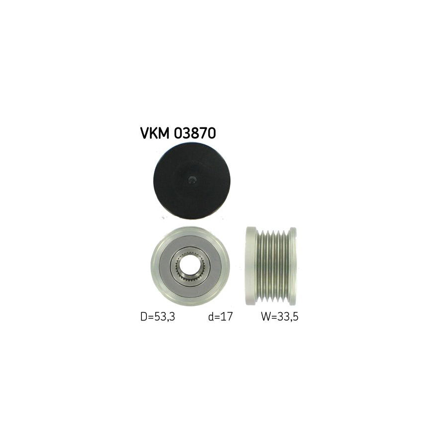 Skf Vkm 03870 Alternator Freewheel Clutch