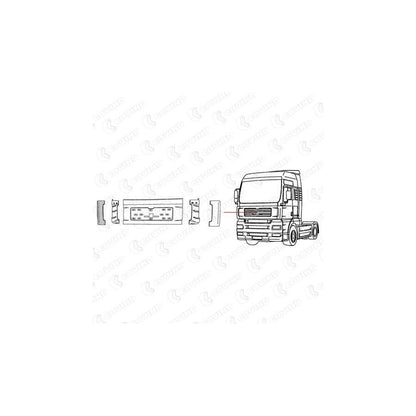 Covind XXL/164 Air Deflector, Driver Cab