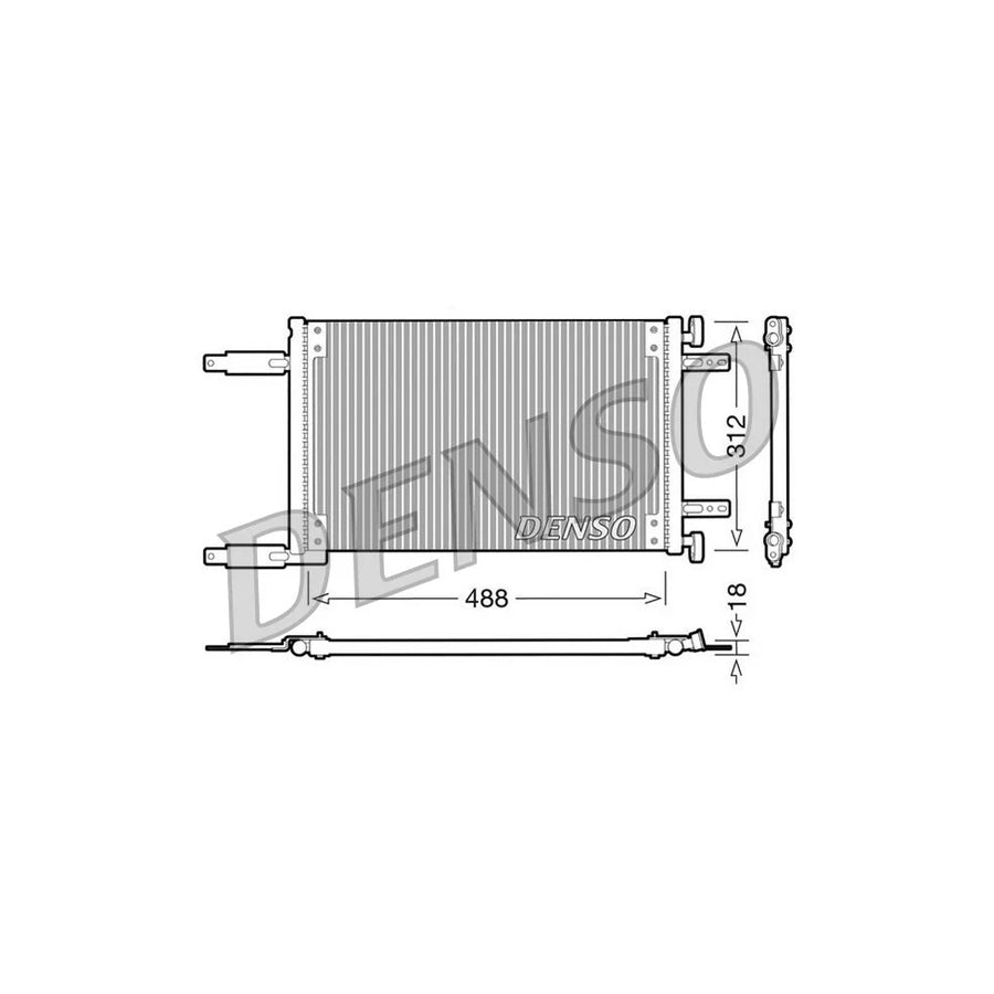 DENSO DCN09041 Air Conditioning Condenser