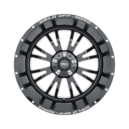 Weld W15802026475-P2 Slingblade W158 Wheel 20x12 5x127 ET-44 BS4.75 Gloss Black MIL