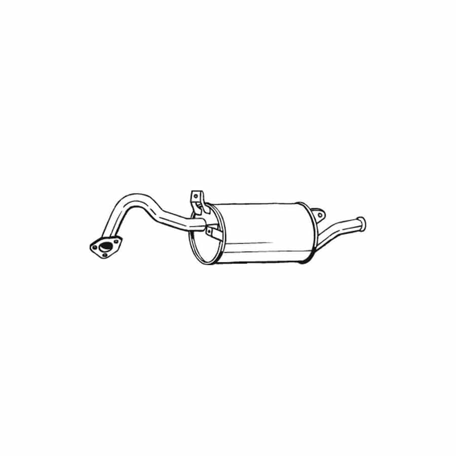 Bosal 177-159 Rear Silencer for Mitsubishi Lancer Estate (Cb5W, Cd5W)