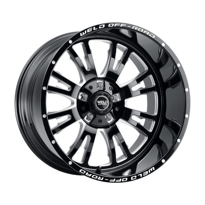 Weld W15802026475-P2 Slingblade W158 Wheel 20x12 5x127 ET-44 BS4.75 Gloss Black MIL