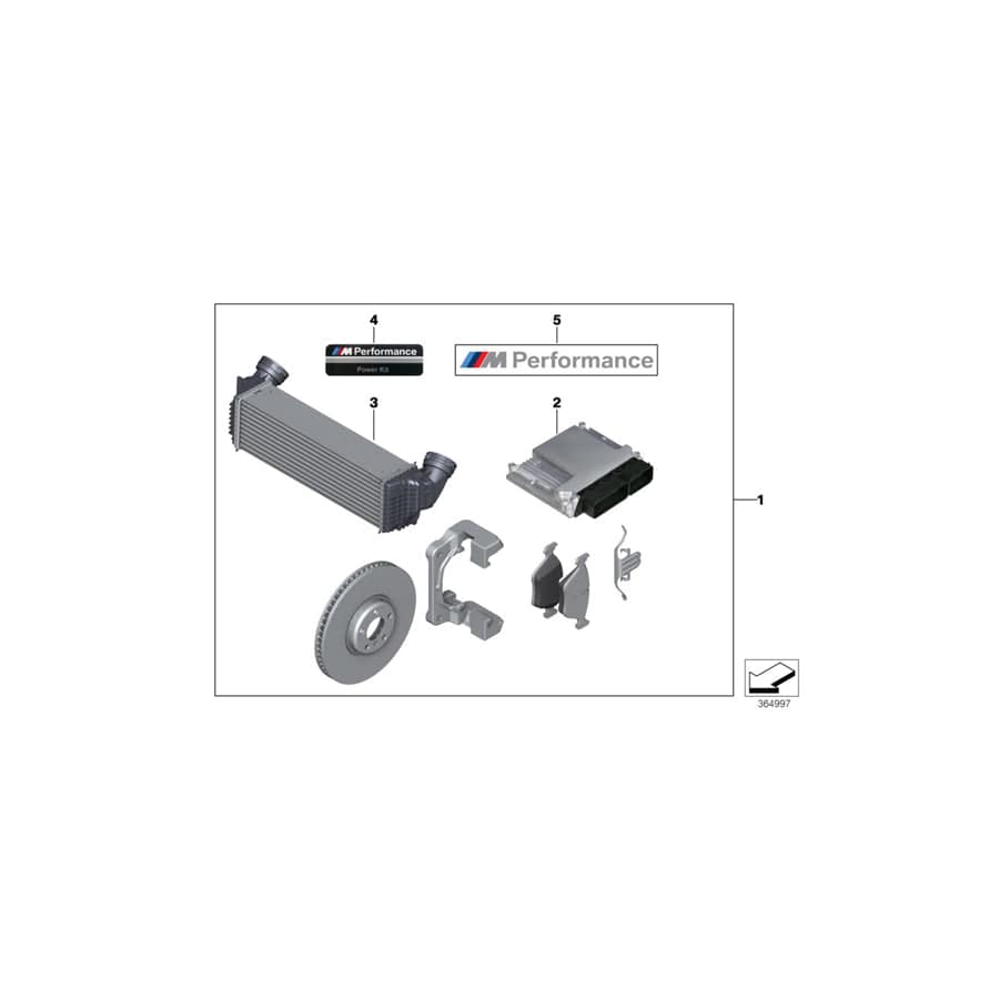 Genuine BMW 11122354630 F15 F16 Power Kit M PERFORMANCE (Inc. X5 30dX & X6 30dX)