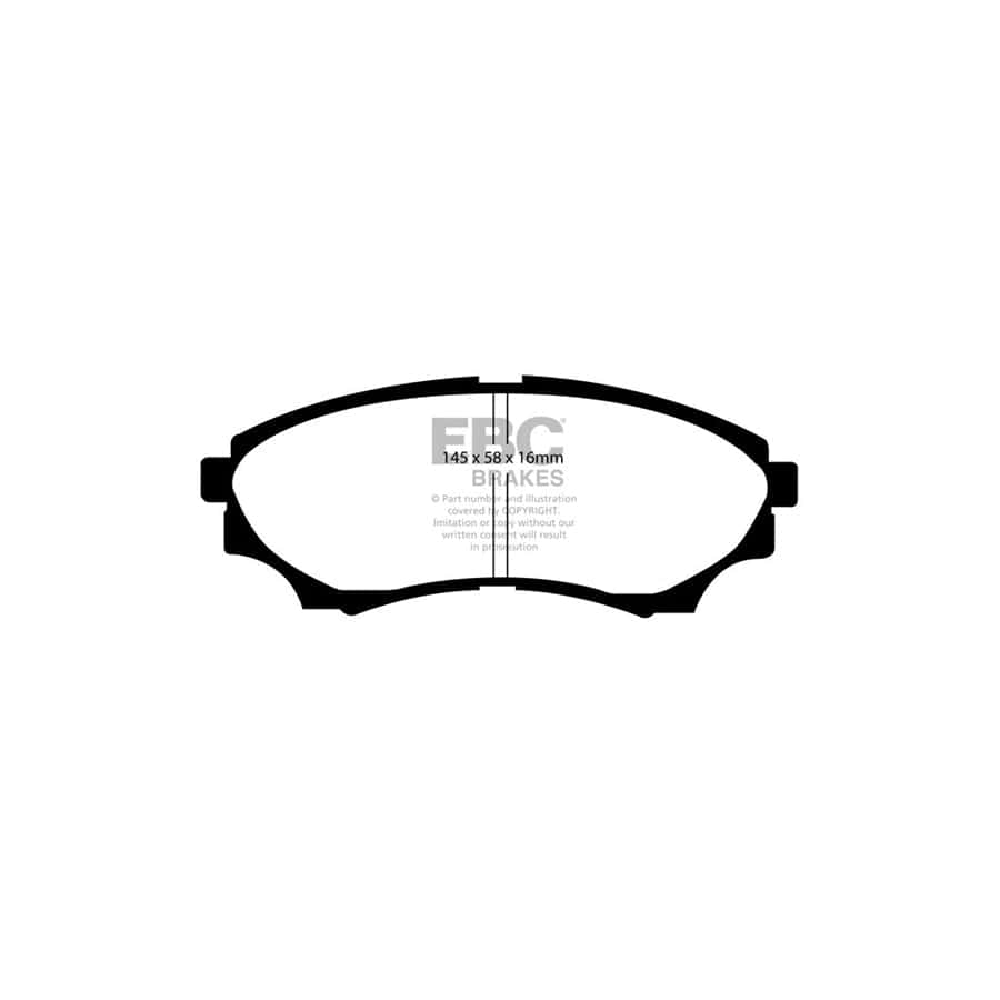 EBC PDKF1179 Mazda B2500 Ultimax Front Brake Pad & Plain Disc Kit 2 | ML Performance UK Car Parts