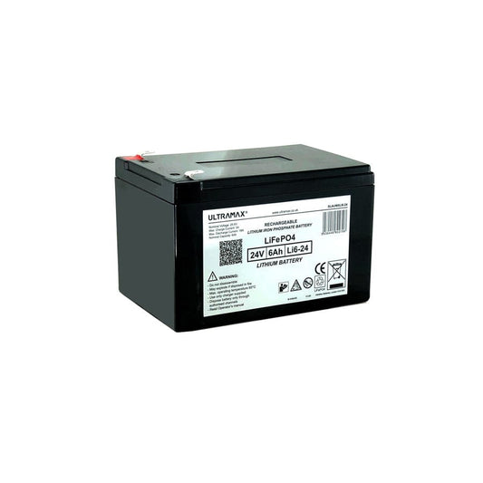 Ultramax Lithium High Performance 6AMP LiFePO4 Battery ()