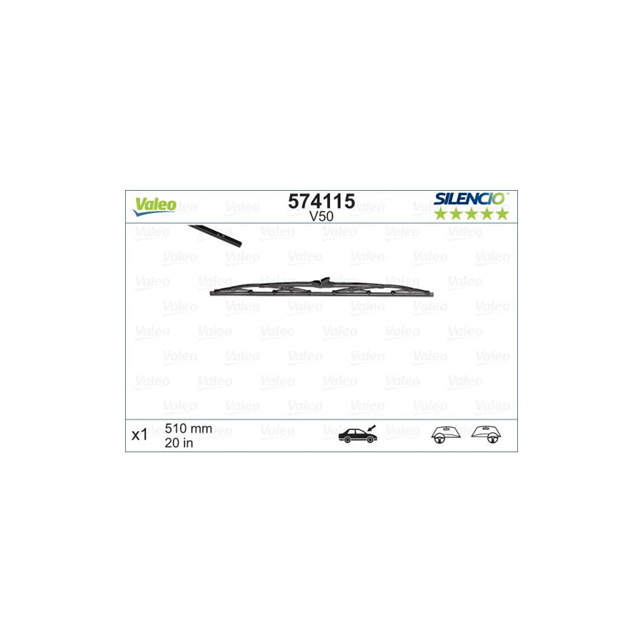Valeo Silencio Standard 574115 Wiper Blade