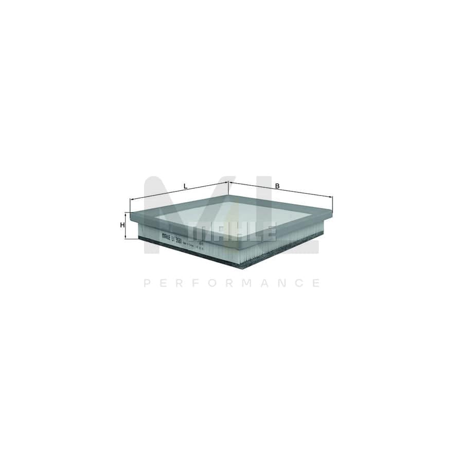 MAHLE ORIGINAL LX 3580 Air Filter Filter Insert | ML Performance Car Parts
