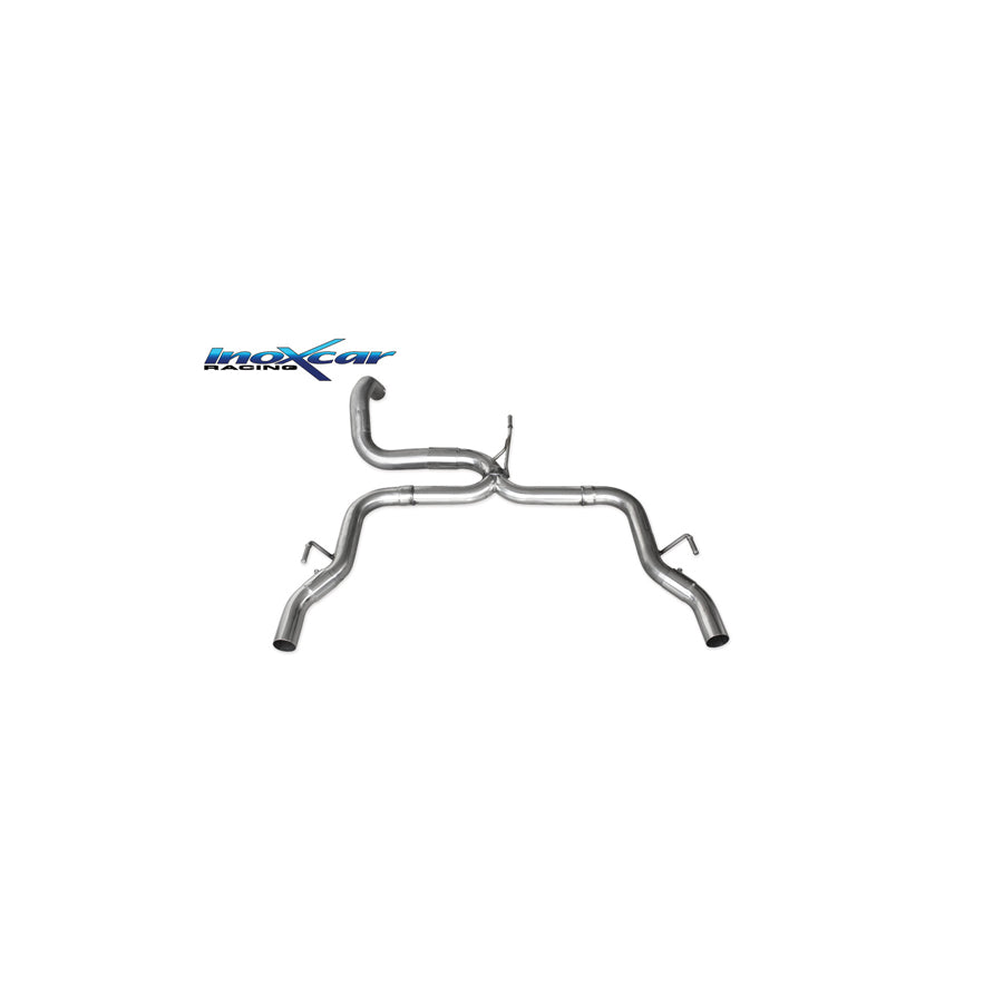InoXcar PE308.02.54 Peugeot 308 Non-Resonated Rear Exhaust