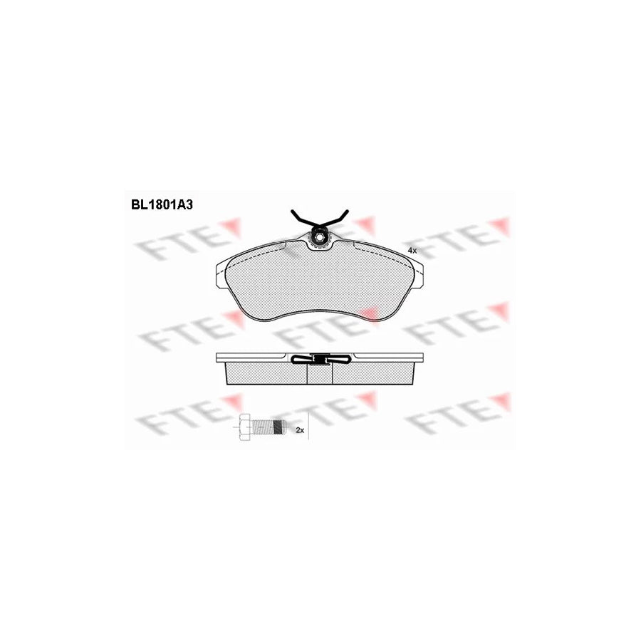 FTE Bl1801A3 Brake Pad Set