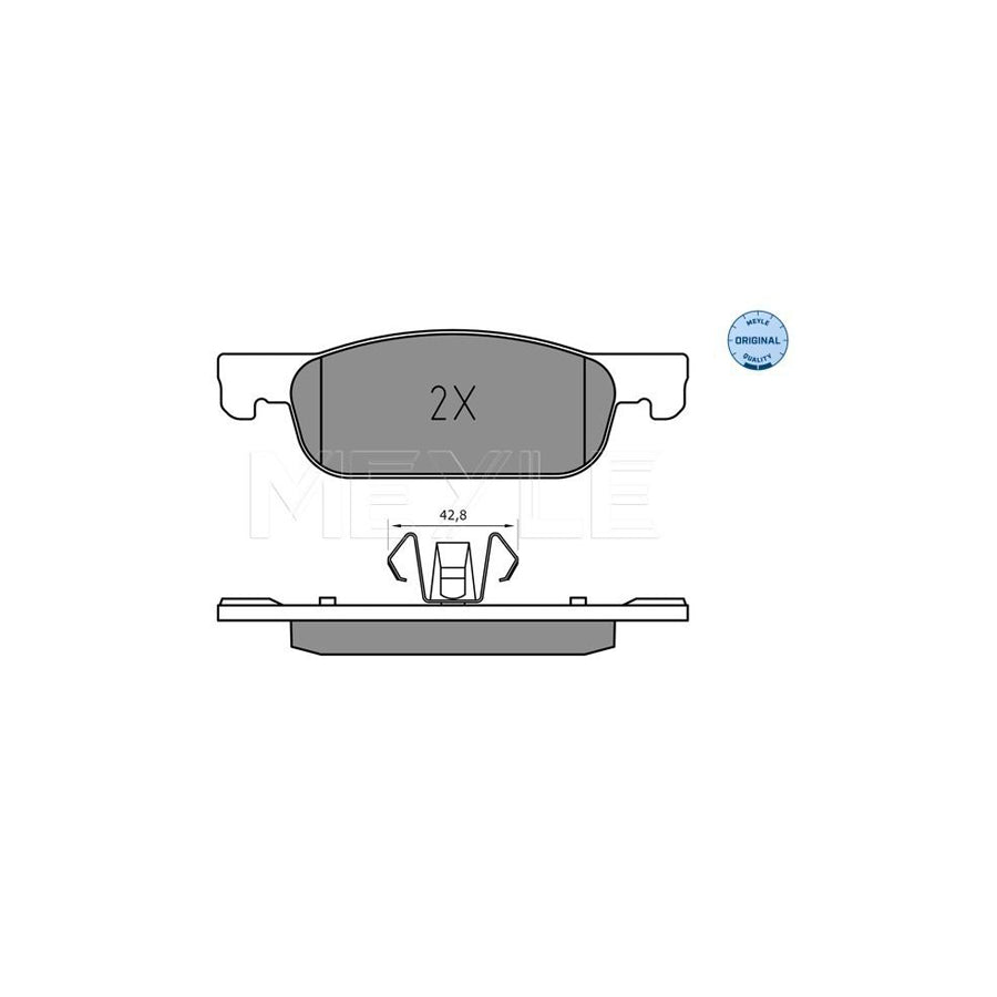 Meyle 025 225 2517 Brake Pad Set