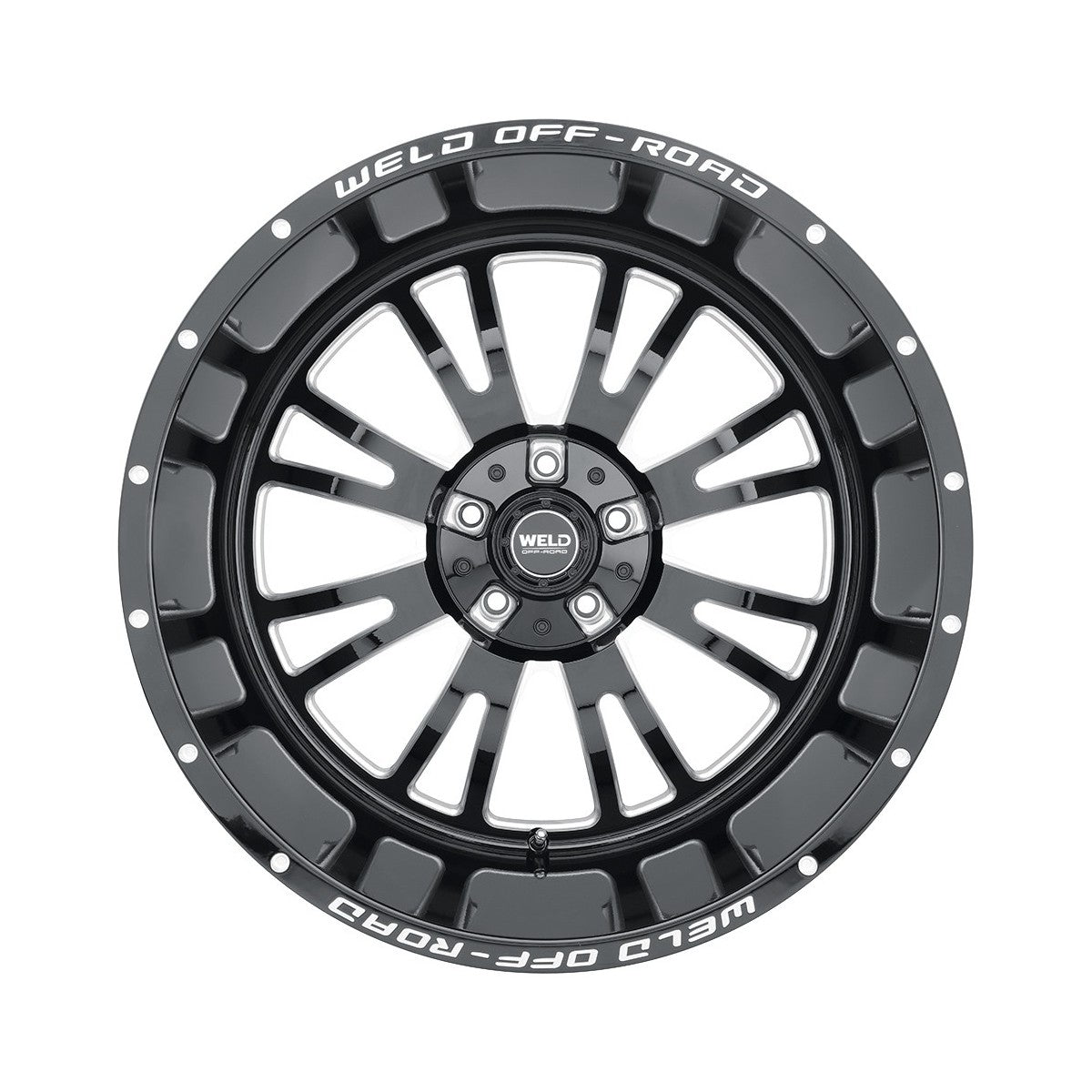 Weld W15809070575-P2 Slingblade W158 Wheel 20x9 5x150 ET20 BS5.75 Gloss Black MIL
