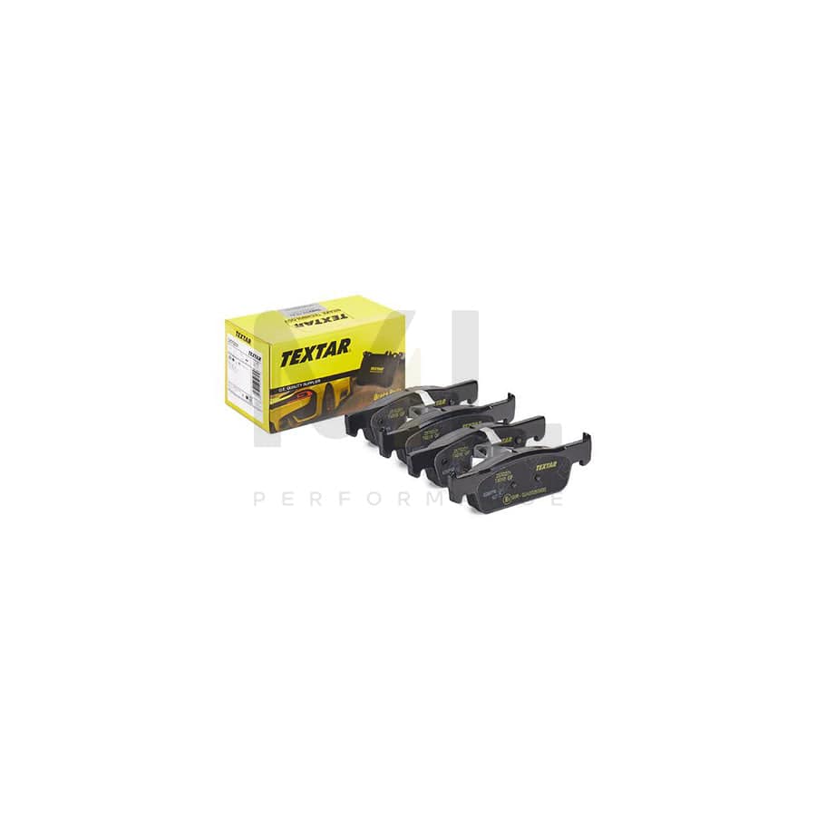 TEXTAR 2570201 Brake pad set not prepared for wear indicator