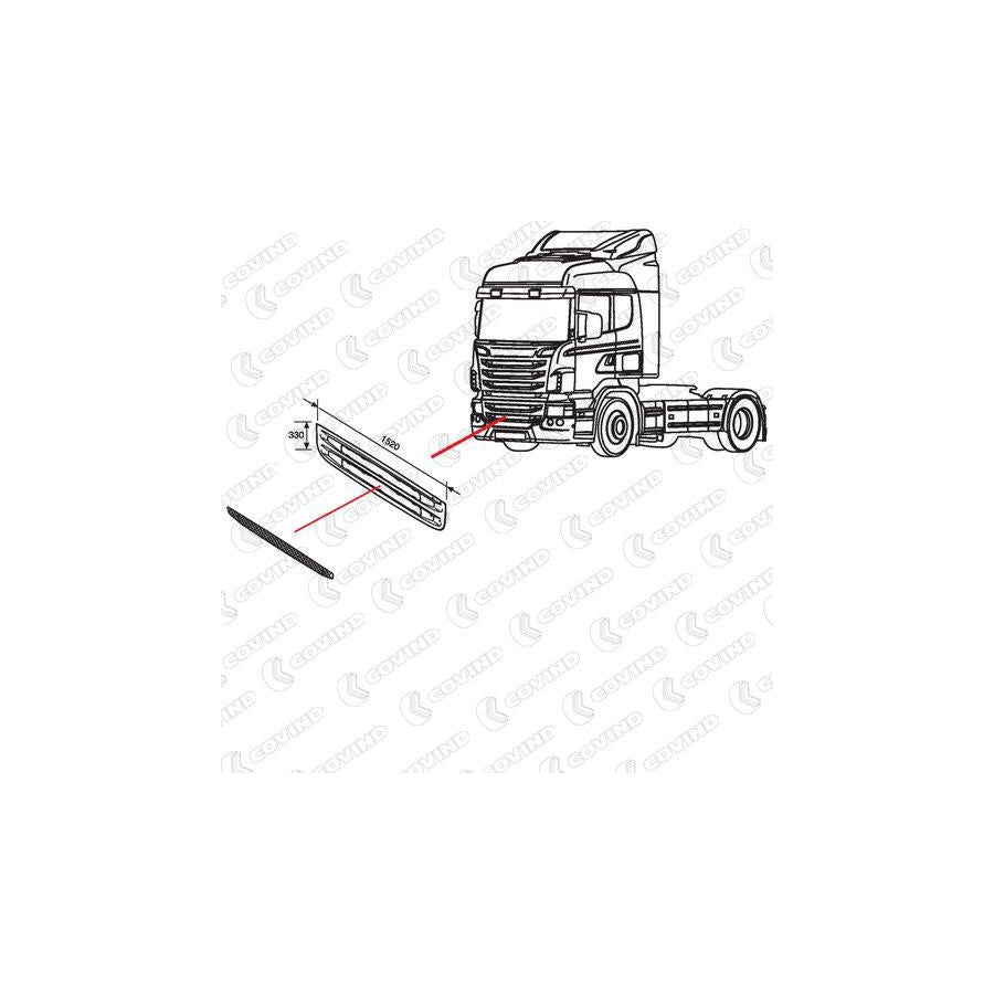 Covind 146/259 Radiator Grille