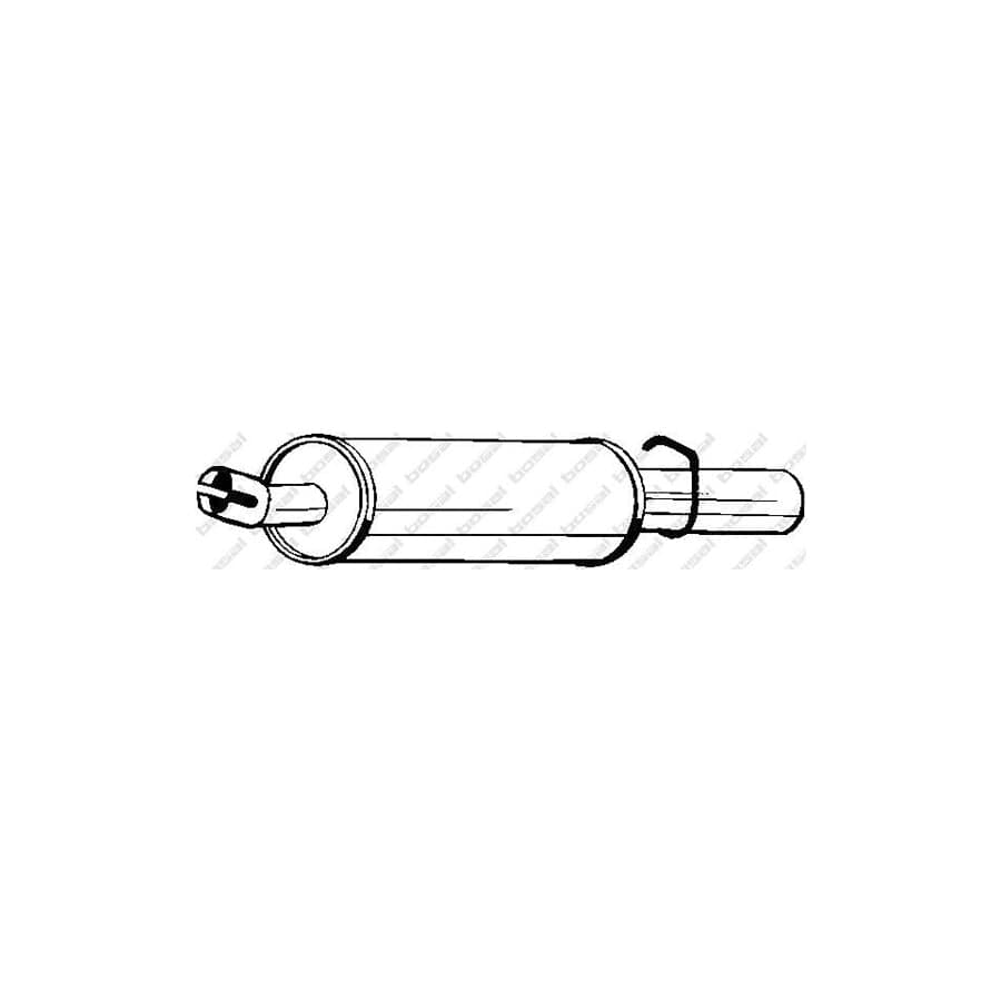 Bosal 185-091 Rear Silencer for Opel Manta B CC