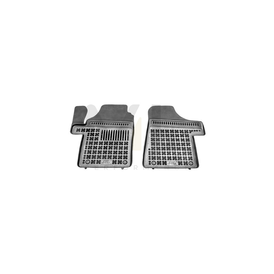 REZAW PLAST Tailored 201713 Floor mat set Elastomer, Front, Quantity: 2, Black
