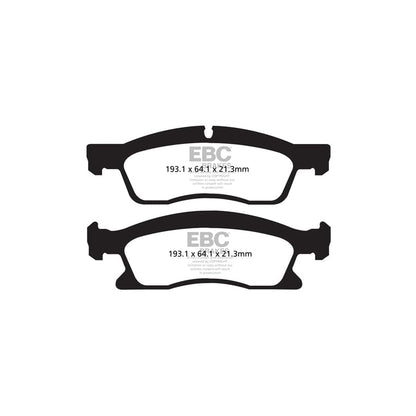 EBC PD40K2351 Dodge Durango Ultimax Pad & Plain Disc Kit - ATE Caliper 2 | ML Performance UK Car Parts