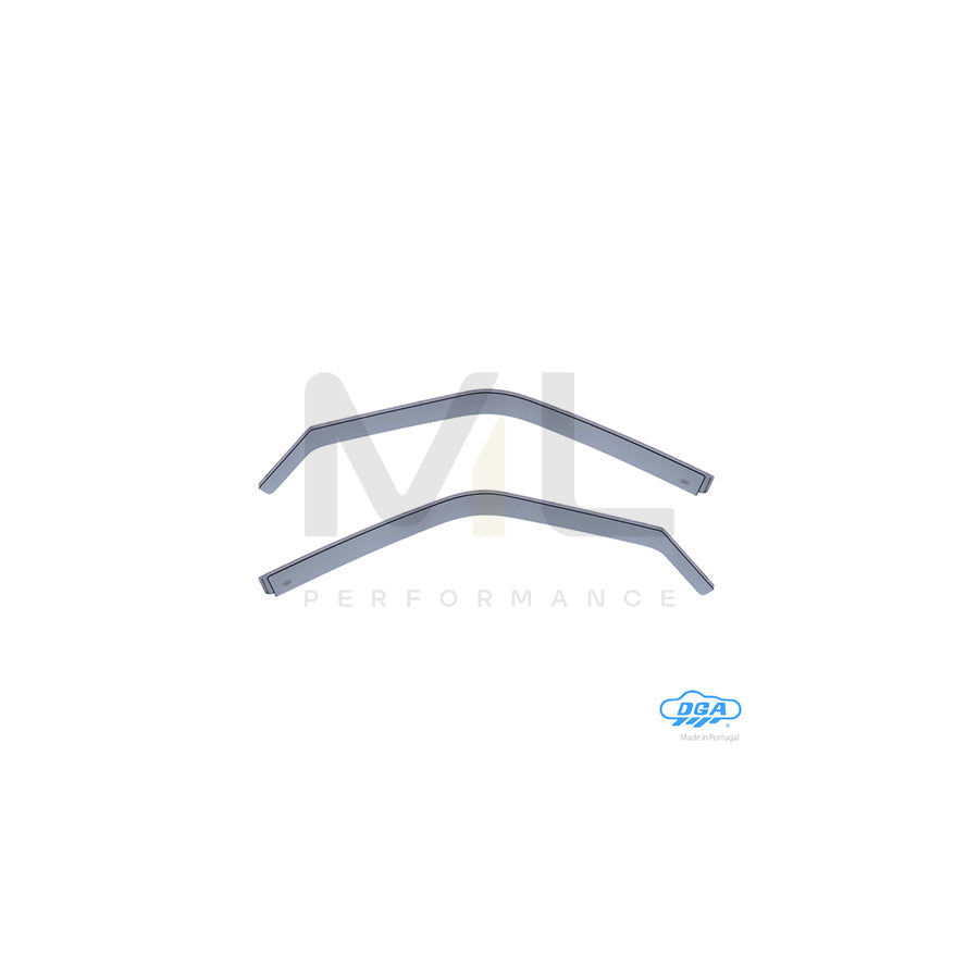DGA 06008 Wind deflectors for CITRO脣N Saxo Hatchback Arrow direction, Front, inner