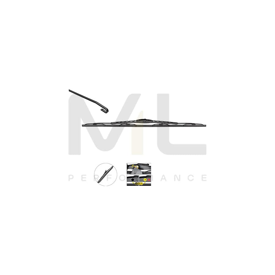 Valeo Silencio Wiper Blade With Spoiler Vm112 19 Inch Front