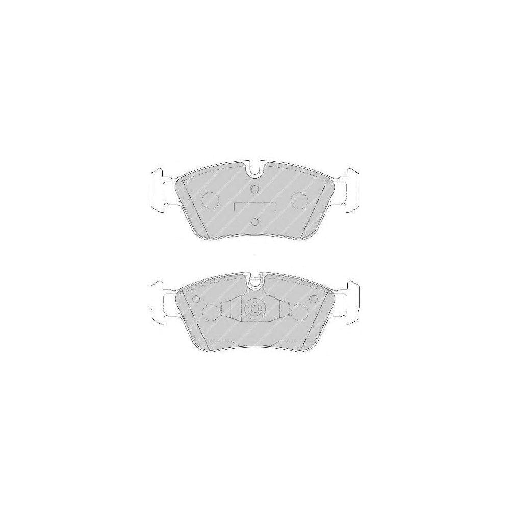 Ferodo Sl FSL1751 Brake Pad Set Prepared for Wear Indicator, With Piston Clip