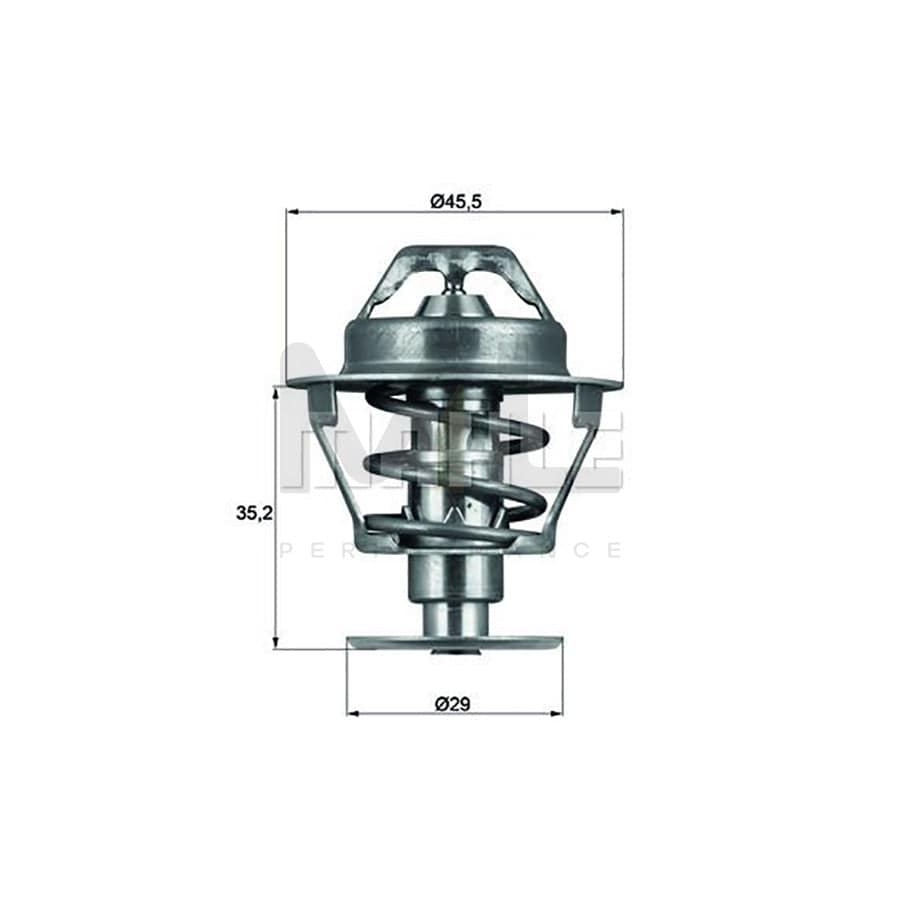 MAHLE ORIGINAL TX 18 65 Engine thermostat Opening Temperature: 65��C, without gasket / seal | ML Performance Car Parts