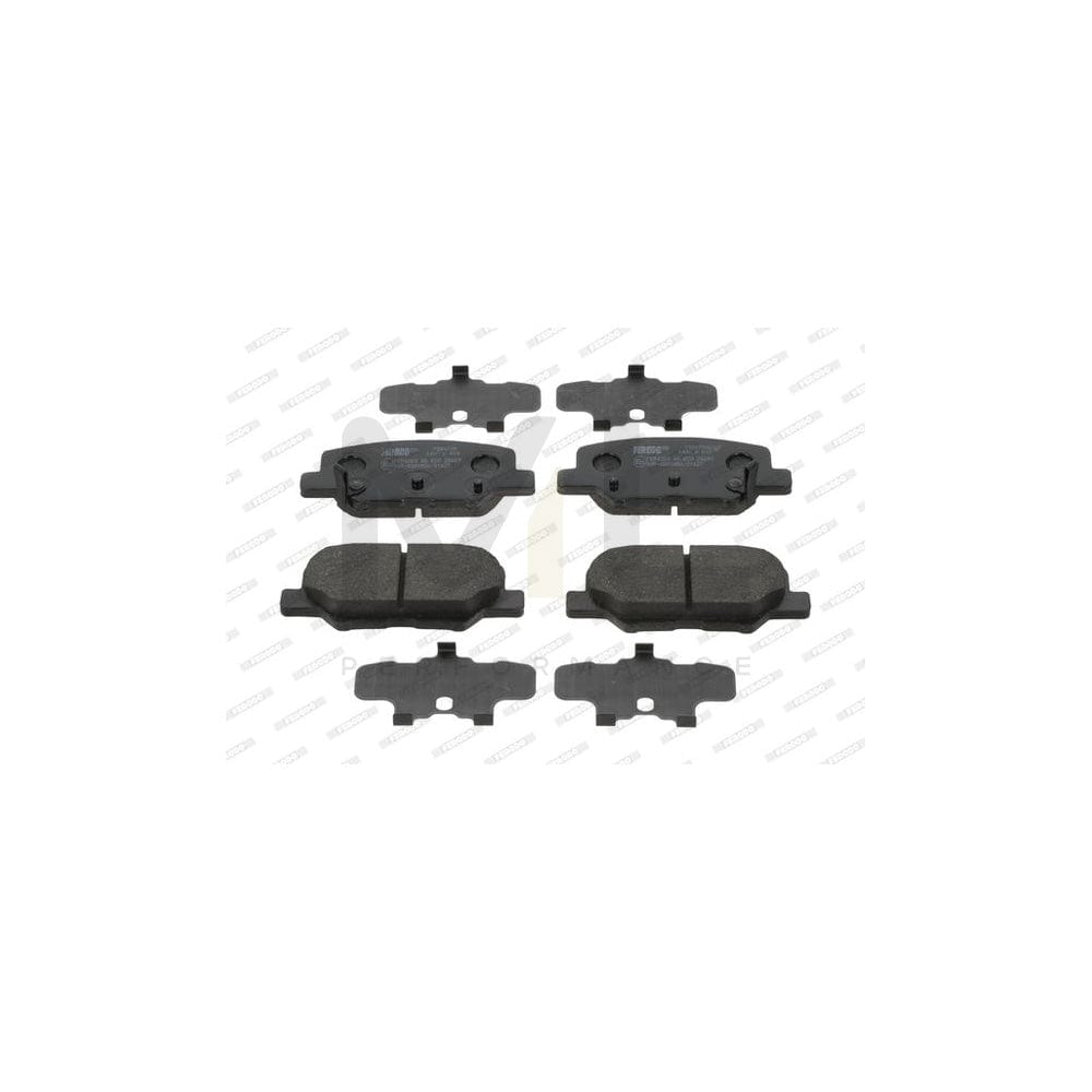 Ferodo Premier Eco Friction FDB4739 Brake Pad Set With Acoustic Wear Warning, Without Accessories