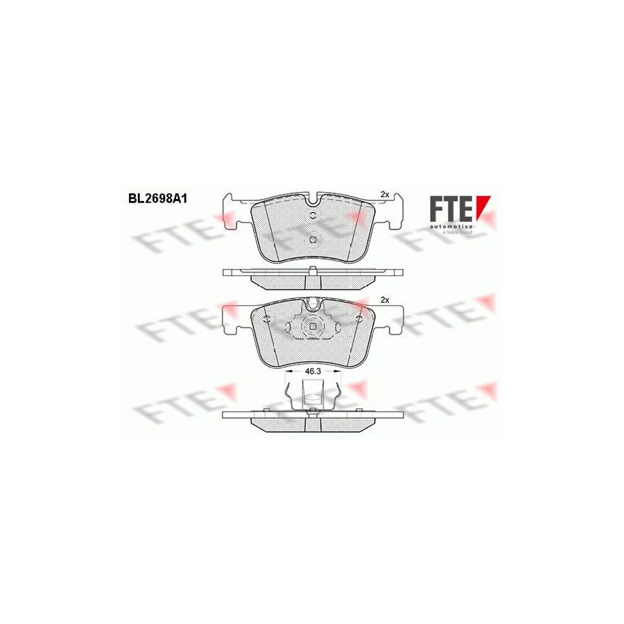 FTE Bl2698A1 Brake Pad Set
