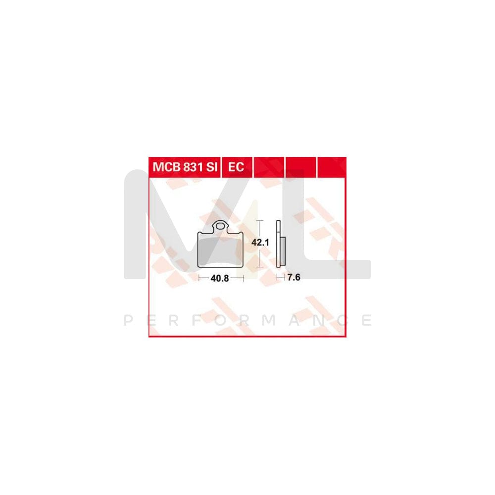 TRW Sinter Offroad Mcb831Si Brake Pad Set