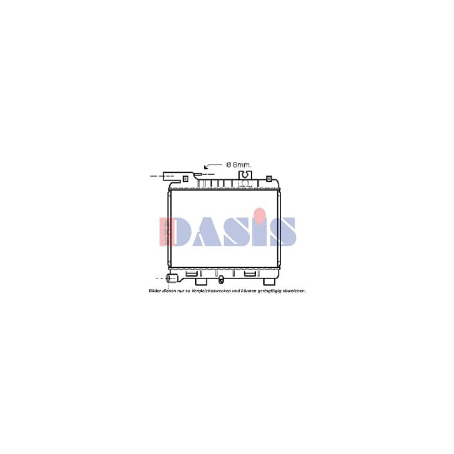 AKS Dasis 050021N Engine Radiator for BMW 3 Series