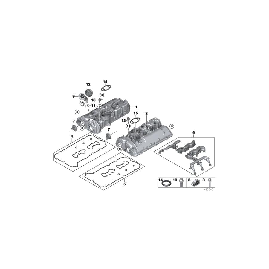 Genuine BMW 11128639554 G15 G14 G07 O-Ring 31,4X2,6 (Inc. 750LiX 4.0, M5 & M550iX)