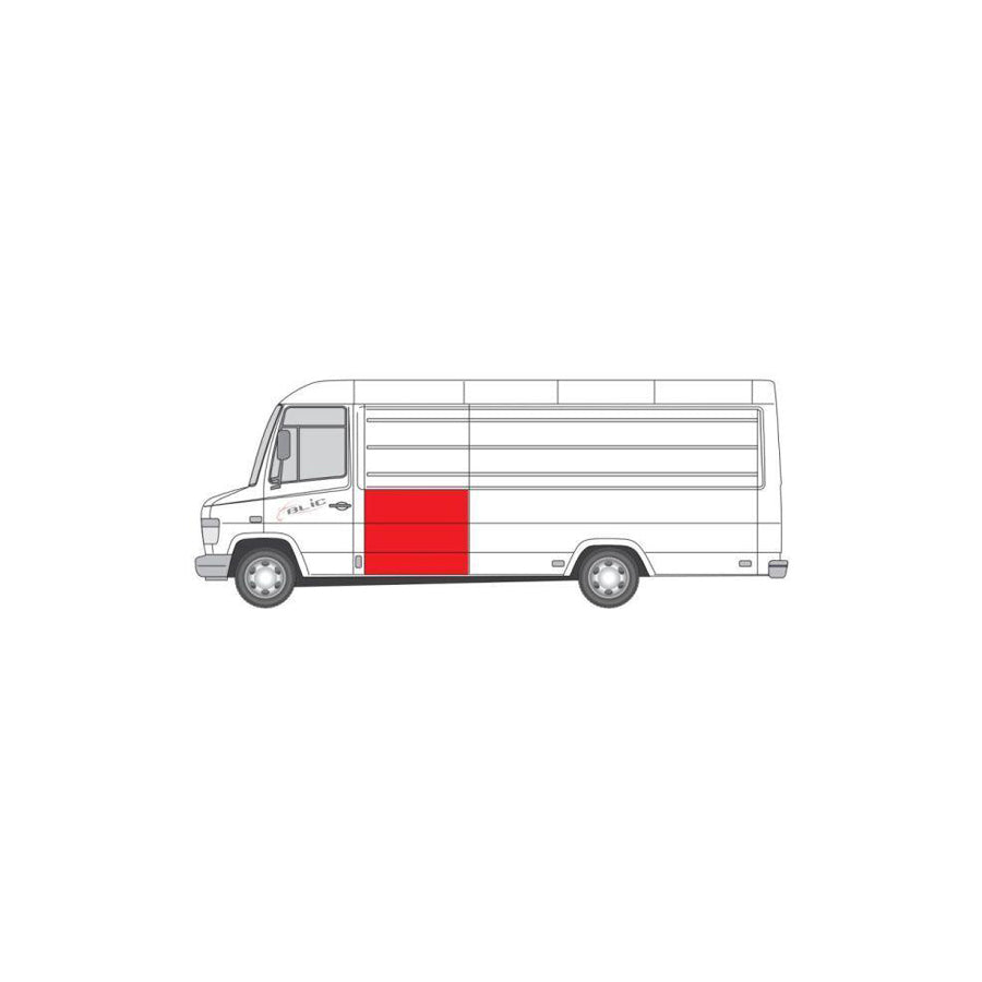 Blic 6601-01-9508801P Repair Panel for VW Polo VI (Aw1, Bz1)