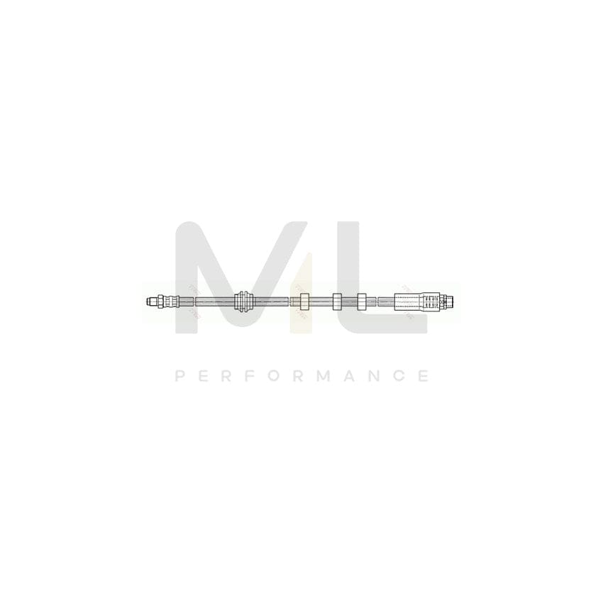 TRW PHB418 Brake Hose 580mm, M10x1