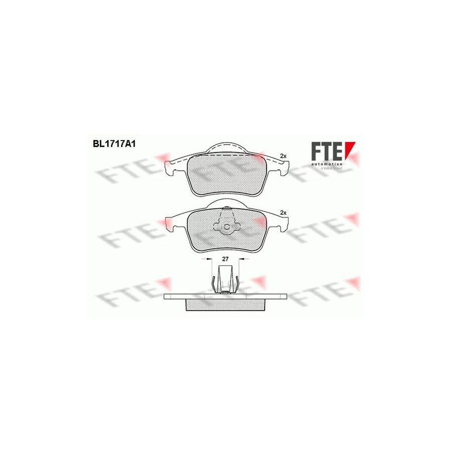 FTE 9010317 Brake Pad Set