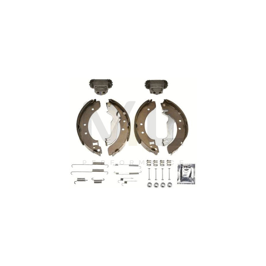 TRW Brake Kit BK1638 Brake Shoe Set with wheel brake cylinder